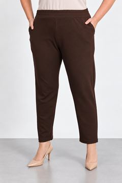 Immagine di STRETCH STRAIGHT LEG TAILORED TROUSERS ELASTICATED WAIST